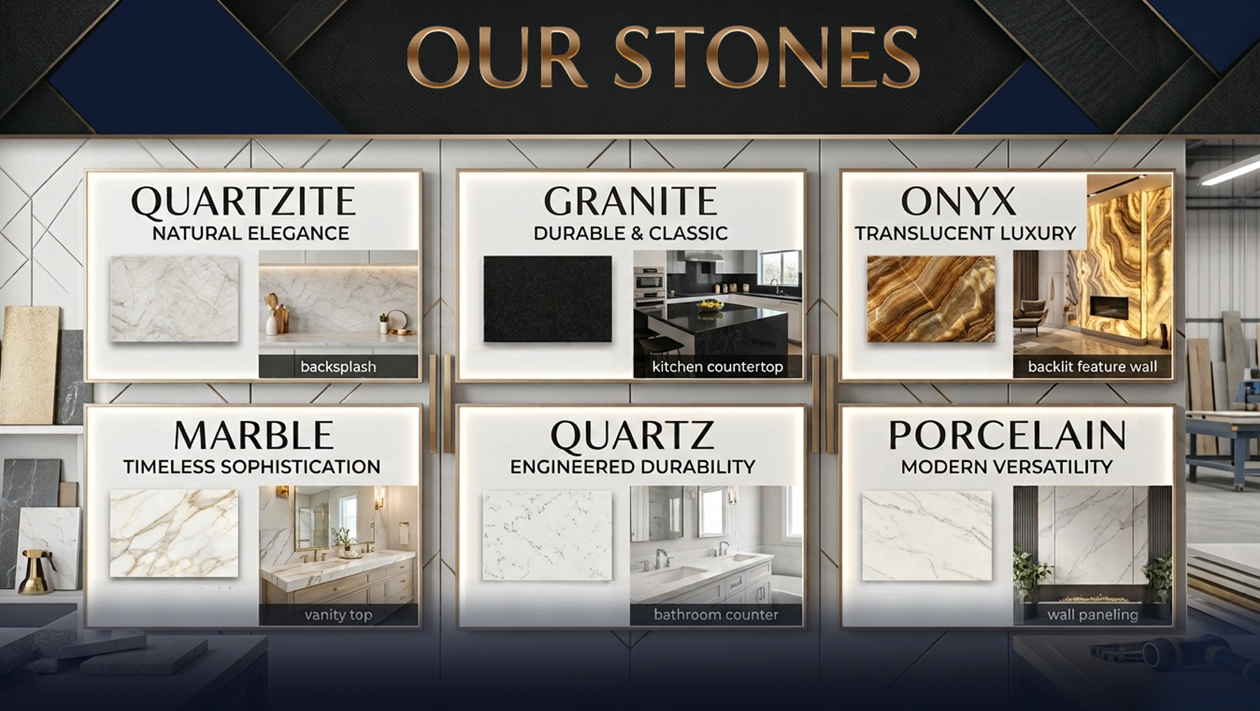 Stone display